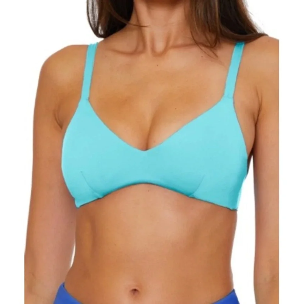 BECCA Audrey‎ Reversible Bralette Bikini Top Women's Size Medium